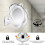 Advanced Lighted 10X Magnifying Mirror, Portable and Rechargeable for Flawless Makeup, Featuring Adjustable Brightness 3