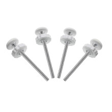 4Pcs Universal Baby Gate Threaded Spindle Rod, M8 Replacement Bolt Part for Baby & Pet Pressure Mou