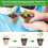 120pack square peat pots for seedlings, seedling pots with drainage holes, biodegradable seed pot sets Ref: 7872 2