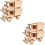 4 sets holzpuzzle 3d bausatz kinder lernspielzeug 6