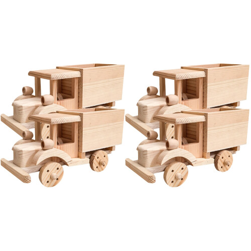 4 sets holzpuzzle 3d bausatz kinder lernspielzeug 1