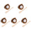 5 Sets Mini Baseballs Mit Und Handschuh Für Puppenhaus 4