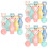 24 Mini Bowling Set Mit Rasseltier Für Kinder 6