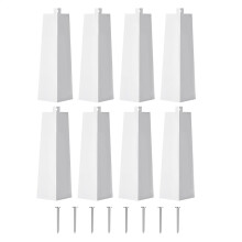 Aluminium corners, coated corner caps 8fold metalcoated panels Heavy metal nails included building materials for at home