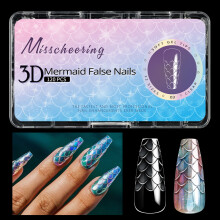 Meerjungfrauen Press on Nail Full Cover False Nail Stick on-03