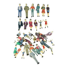 50x Miniature People Figurines 1/36 Scale Collection Gifts Diorama Suppliest