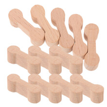 15Pcs Wooden Train Tracks Connectors Replacement Parts