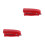 2Ud Miniatura Grapadora Roja Zinc Accesorio Casa Muñecas 4