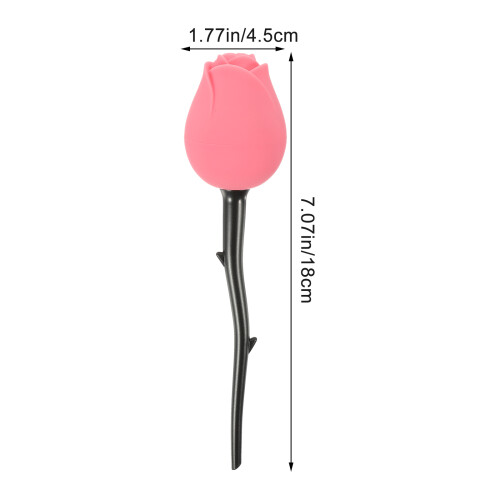 Face Makeup Brush Travel Friendly Rose Modeling 1pack 2