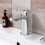 NES Home Nes Home Modern Chrome Basin Mono Mixer Tap with Waste 4