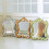 Miniature European Mirror Retro Dressing Table Decor 11