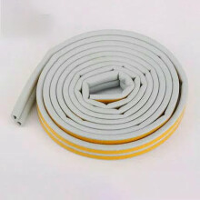 5 Meter selfadhesive door and window sealing strip glass window anticollision rubber strip foam sound ulation stripgray D 9X6mm Ref: 1127