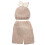 2Pcs Baby Rabbit Wool Knitted Hat And Pants Costume Set 1
