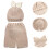2Pcs Baby Rabbit Wool Knitted Hat And Pants Costume Set 9