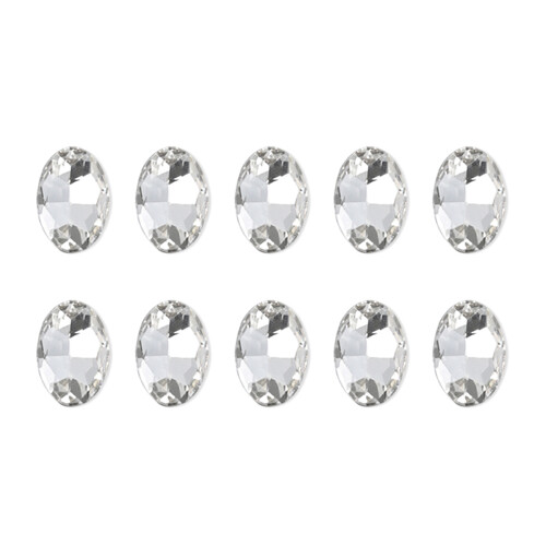 Strass pour ongles de forme irrégulière, 10 pièces,-style 22