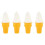 4Pcs Fake Ice Cream Toy White Multipurpose Artificial Display Model 8