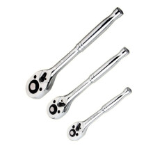 3piece ratchet wrench set, 3/8 inch, 1/2 inch, 1/4 inch, professional automotive improvement, simple socket wrench tool light grip