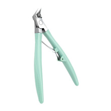 Coupe-ongles d'orteil coupe-ongles en acier-Vert matcha