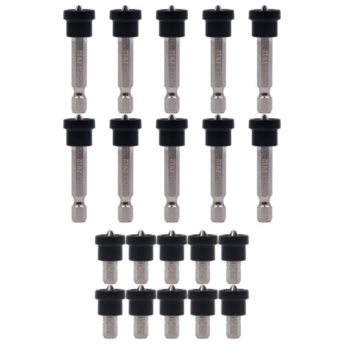 Plasterboard Positioning Screwdriver Bits PH2 Hex Shank-25mm 1