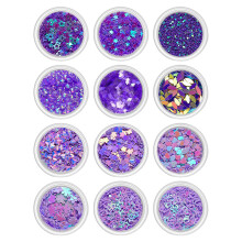 Breloques pour ongles 3D, 12 boîtes, fleurs en acrylique,-12Y091