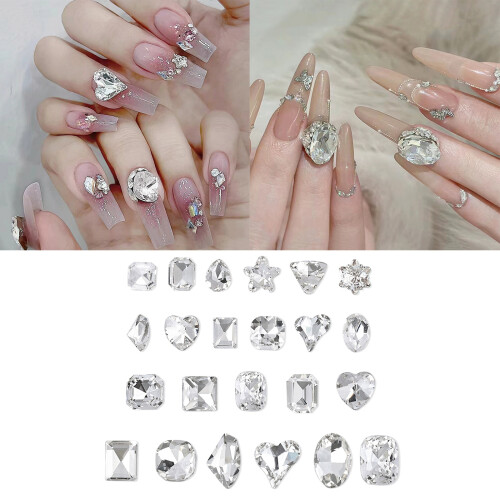 Ensemble de 10 strass pour ongles, cristaux-style 12 2