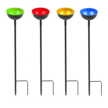 4 pieces minimalist outdoor bird feeder bee and butterfly paradise in garden iron metal yard bird feeder water cup Ref: 7989