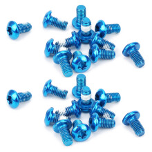 Vis à tête Torx T25 pour freins à disque de vélo, vis de rotor de frein à disque de vélo avec technologie de résistance à la corrosion,