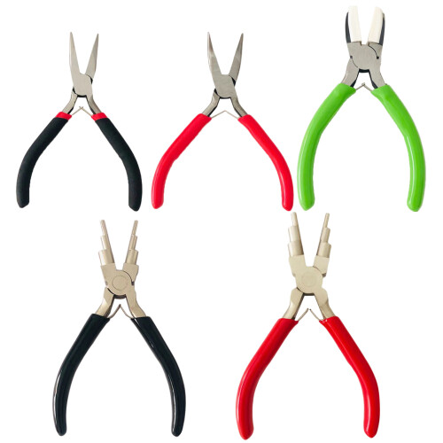 Bent Nose Pliers for Wire Wrapping Beading Grasp Small-4 2
