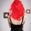 3Stk Lockige Perücke Für Cosplay Party (Rot) 5