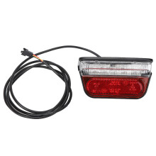 Lumină de avertizare LED pentru biciclete electrice, lumină de frână de siguranță pentru mersul pe timp de noapte cu conector impermeabil,