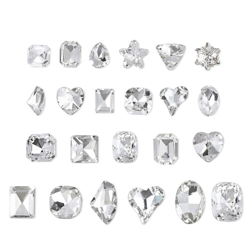 10x/ensemble forme irrégulière ongles Art breloques-style 02 1