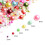 1000Pcs Multi-Sizes DIY Half Round Flat Back-Purple red AB 5