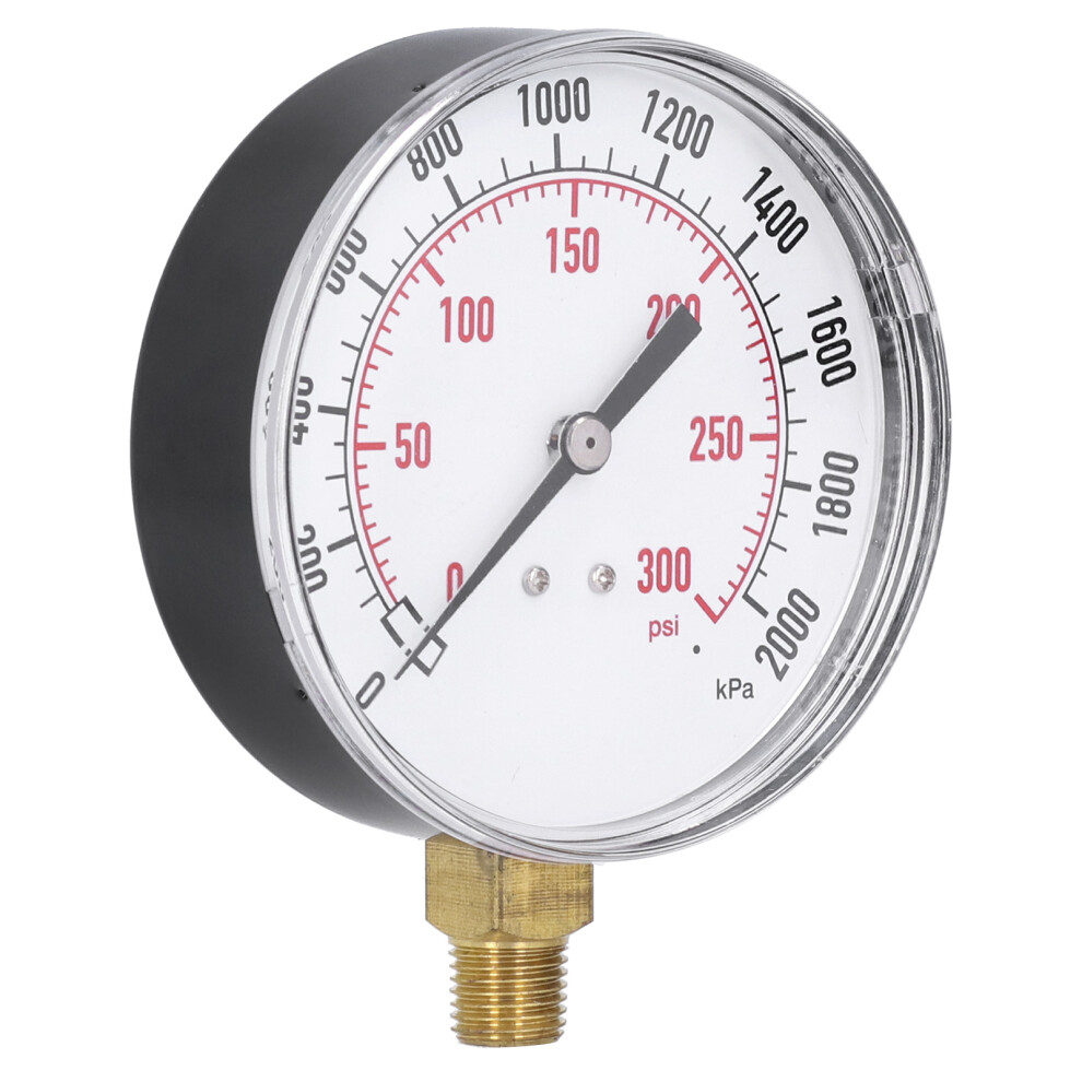 Multi-Fluid Compatibility Gauge, High-Quality Metal Ensuring Sturdiness, Dual Scale For Easy Conversion, Accurate Readings In Varied Environments 9198585933750