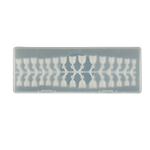 300x Nail Tips Short Oval Short Nail Tips Half Cover-oval