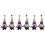 6Ud Decorativo De Tela Para De 4