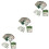 3 Sets Papier- -Karten Quadratische Größe Für Weihnachtsfeier 7