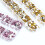 3D Nail Crystal Rhinestones,Flat Back Nail-Phantom gold 5