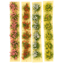 16 Unidades Miniaturas De Racimos De Flores Pegajosas Para Escena