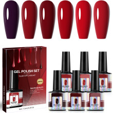 Quality Nail Gel Kit 6 Shades Long lasting and Quick-GPS04
