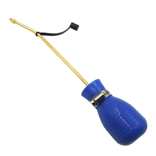 Bulb Duster Powder Duster Sprayer Garden Powder-Bark blue