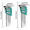 Pack of 9 Mini Hexagon Hex Key Chain-    Special length 4