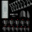 300x Nail Tips Short Oval Short Nail Tips Half Cover-oval 4