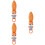 3 Pièces Hochet Bébé Animal À Longue Queue Peluche Jouet 7