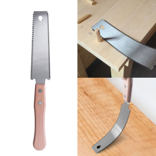 Japanese Hand Saw 6 Inch Double Edges Sided Pull Saw SK5 1
