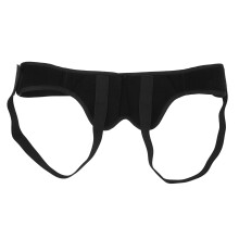 Cinta de suporte confortável para hérnia, cinta inguinal para homens e mulheres, pressão ajustável com fechos de velcro, tecido duplo e suave