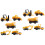 2 Sets Simulation Alloy Engineering Toy Truck Mini Model For Kids 5