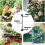 Window plant shelves  3tier metal bracket, Spacesaving decorative display shelf 3