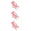 3Pcs Stripe Mini Foldable Wooden Beach Chair For Kids Playing 11