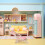 3Pcs Stripe Mini Foldable Wooden Beach Chair For Kids Playing 7