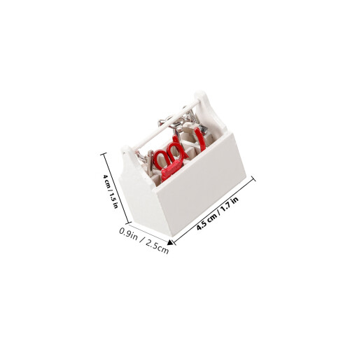 1 Set Mini Tools Box Funny Simulated Miniature For Mimi House Decor 1